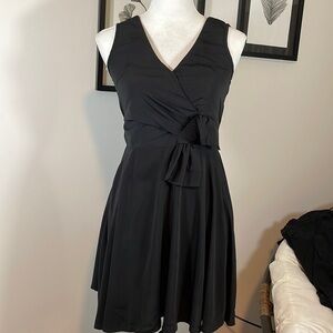 ASOS little black dress/ faux wrap dress